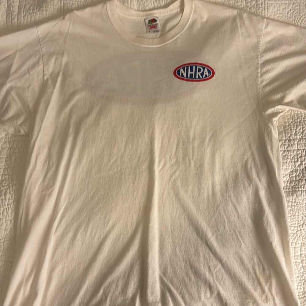 NATIONAL HOT ROD ASSOCIATION-White Unisex Shirt - XL🏁 - Picture 2 of 7